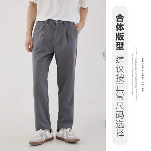 Pre sale men's wear urban business waist down casual trousers