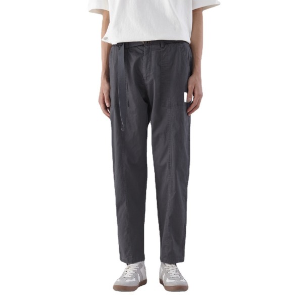 Pre sale men's urban tooling casual pants men's 2021 spring new trend pocket label men's straight pants