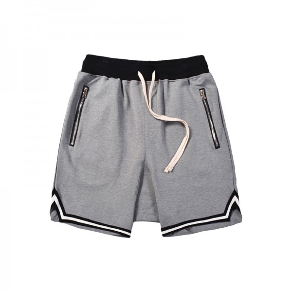 Europe and the United States high street Kanye the same fearof godfog season 5 drop crotch split zipper drawstring shorts for men