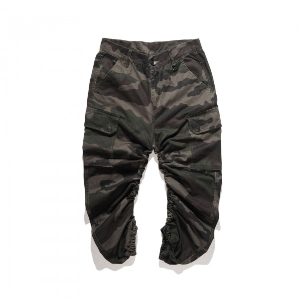 Men's wear Europe and America high street men's casual pants camouflage overalls cutlass rubber band Leggings casual pants men's wholesale