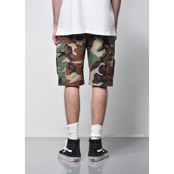 Summer new men's clothing classic military trend wind Multi Pocket camouflage black army green tooling men's shorts