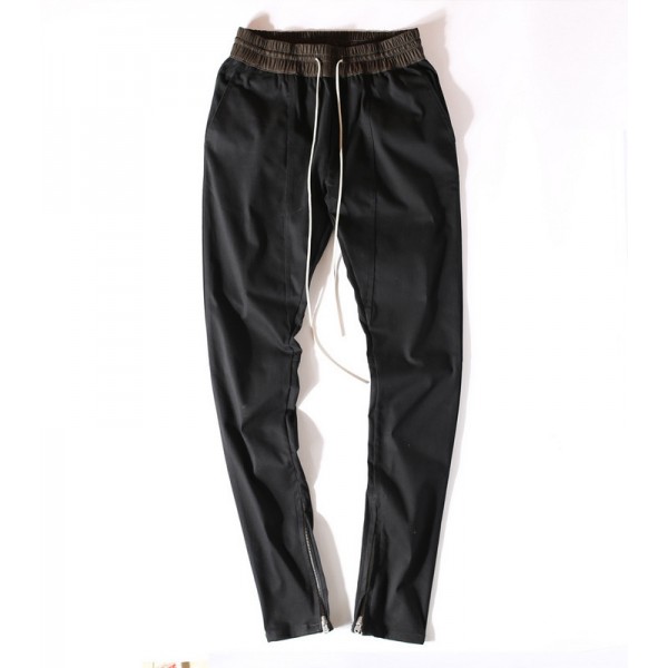 GD kanyequan Zhilong men's wear of God slim drawstring zipper casual pants