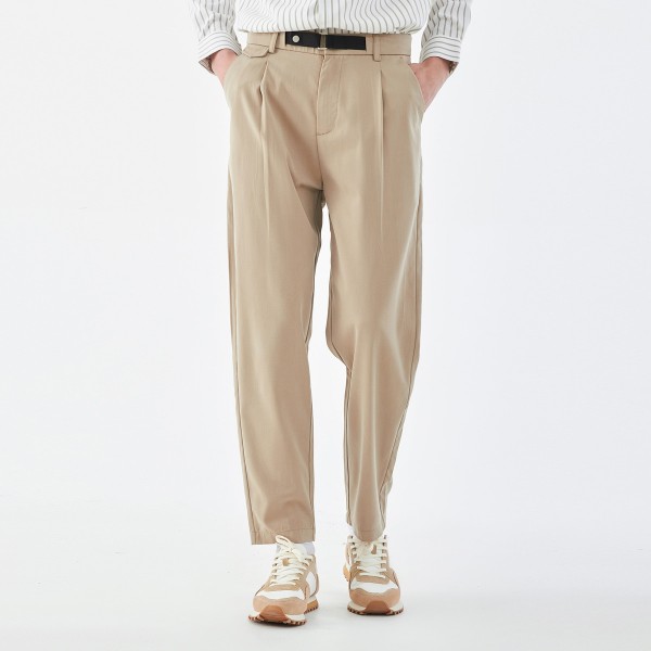 New men's Khaki business casual pants in spring 2021