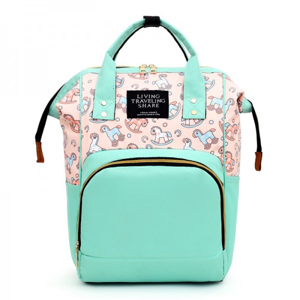 Mommy's baby carrying bag splash proof jellyfish baby backpack carrying Oxford cloth out of the door large capacity function