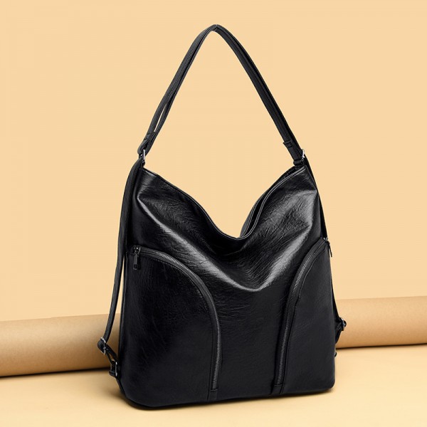 Bag women's new high capacity double shoulder bag women's single shoulder bag fashion leisure handbag women's going out bag