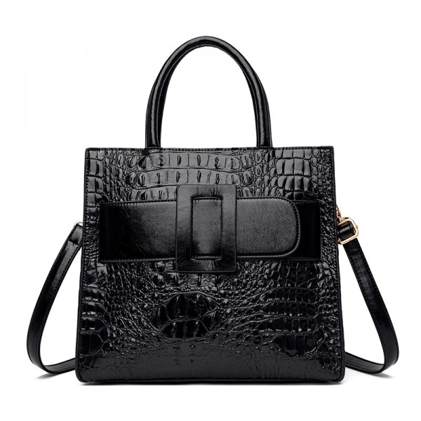 Cross border women's bag crocodile fashion handbag 2021 new high-end retro women's bag single shoulder Crossbody Bag
