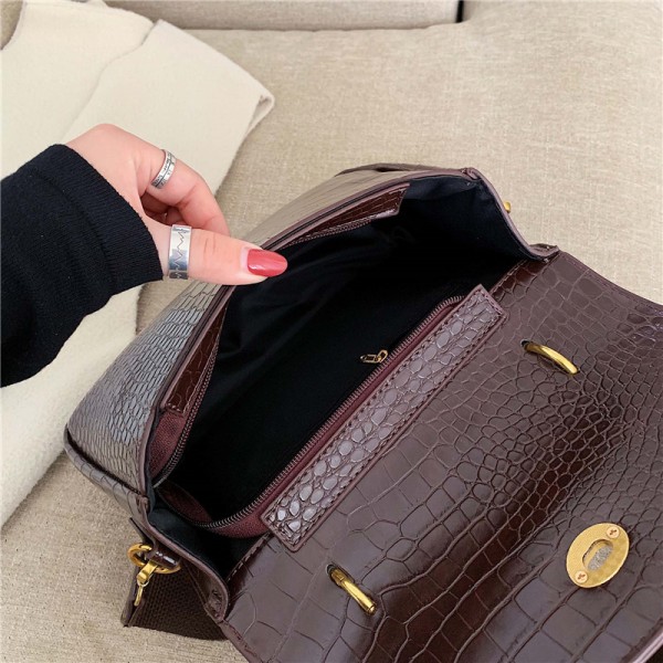 Bag women 2020 new Korean women's bag spring and summer MESSENGER BAG PERSONALIZED solid color customized portable wide shoulder strap single shoulder bag