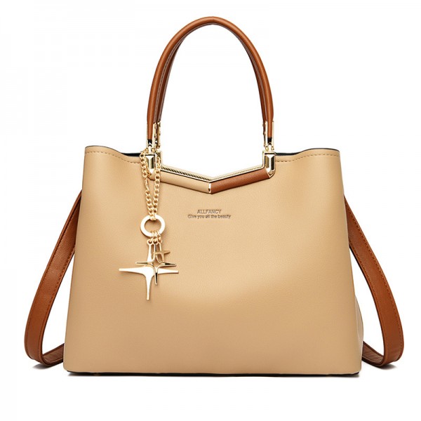 Wholesale handbag large capacity lady's bag 2021 New Fashion Shoulder Bag middle aged mother's bag