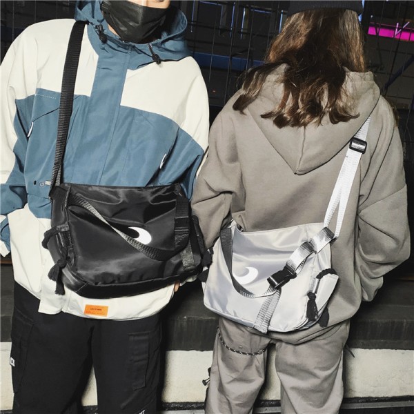 Ins Diablo Hong Kong fashion brand hip hop single shoulder bag for men and women