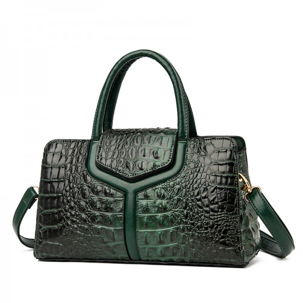 Cross border women's bag 2021 new fashion crocodile handbag large capacity women's bag Single Shoulder Messenger Bag women's bag