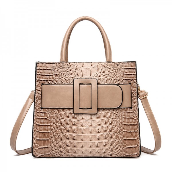 Cross border women's bag crocodile fashion handbag 2021 new high-end retro women's bag single shoulder Crossbody Bag