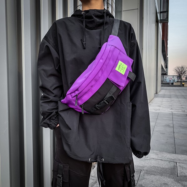 2019 new Korean waist bag female fashion couple one shoulder student male satchel Japanese lazy windbag wholesale