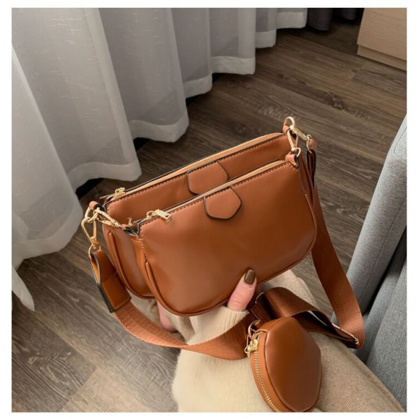 2020 new women's bag women's Korean fashion trend women's bag customized children's bag Pu One Shoulder Messenger Bag