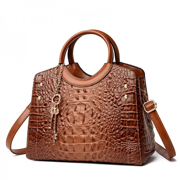 Alligator lady's handbag new European and American...