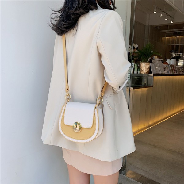 Cross border bag women's small fresh summer 2020 new custom Single Shoulder Messenger women's bag fashion texture saddle bag