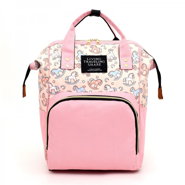 Mommy's baby carrying bag splash proof jellyfish baby backpack carrying Oxford cloth out of the door large capacity function