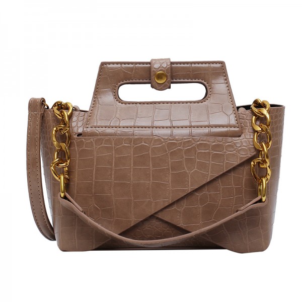 Cross border supply small bag women's bag new 2020 port fashion crocodile custom Single Shoulder Messenger Handbag