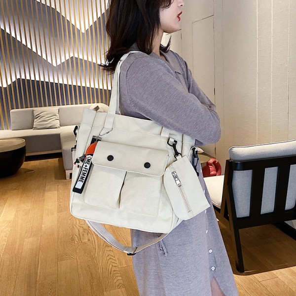 2021 new Korean canvas bag original home ulzzang Japanese women's bag single shoulder Canvas Messenger Bag Large Capacity