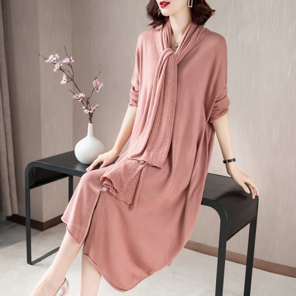 1831310-2021 autumn new temperament commuter dress...