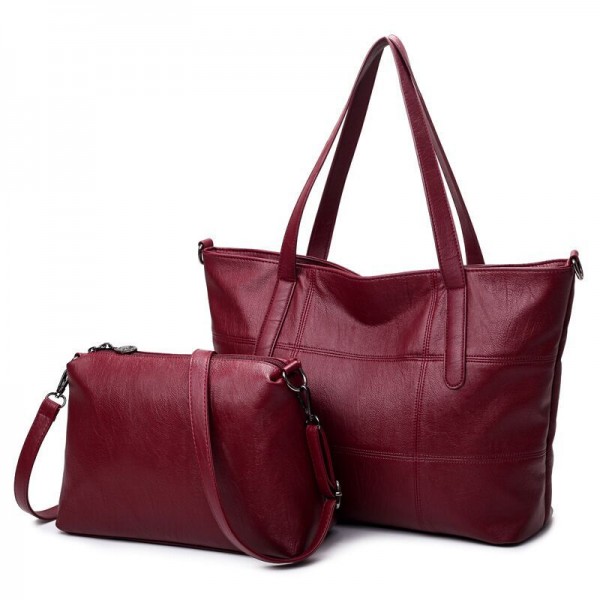 New large bag women's single shoulder bag simple fashion mother's bag large capacity baby mother's bag one piece hair 1402#