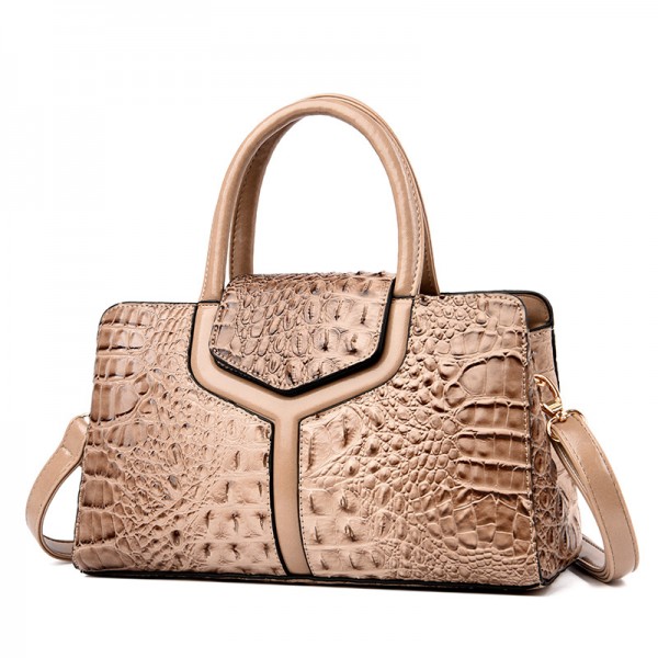 Cross border women's bag 2021 new fashion crocodile handbag large capacity women's bag Single Shoulder Messenger Bag women's bag