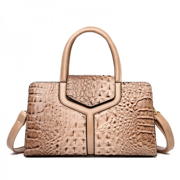 Cross border women's bag 2021 new fashion crocodile handbag large capacity women's bag Single Shoulder Messenger Bag women's bag