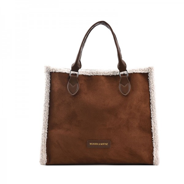 Versatile ins bag women's large capacity 2021 New Fashion Shoulder Bag autumn winter texture retro portable Tote Bag 