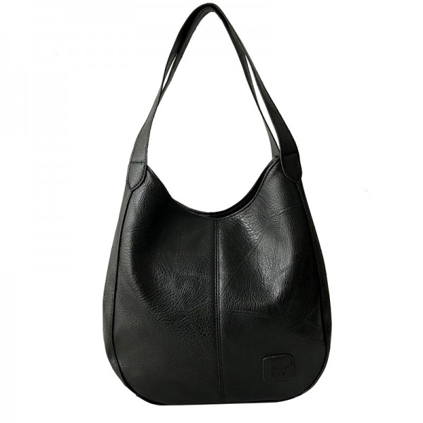 Retro soft leather Korean Tote Bag literary simple single shoulder handbag multi compartment leisure Women's messenger bag wholesale 