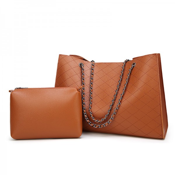 Manufacturer's direct selling women's bag 2022 new European and American style child mother bag Lingge women's large bag cross-border Tote Bag 
