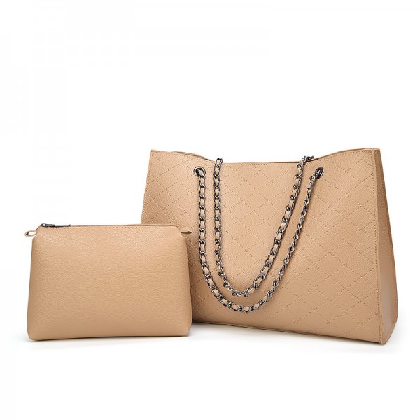Manufacturer's direct selling women's bag 2022 new European and American style child mother bag Lingge women's large bag cross-border Tote Bag 