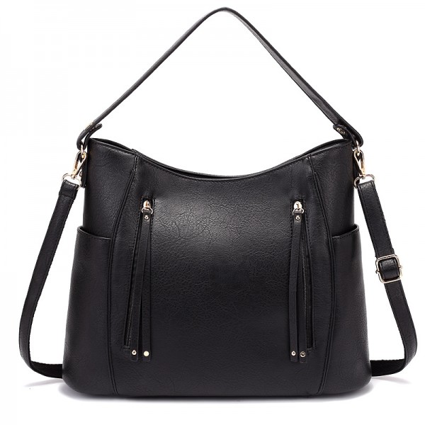 European and American new women's bag 2021 cross border women's Bag Tote Bag double zipper tassel handbag single shoulder bag diagonal women's bag 