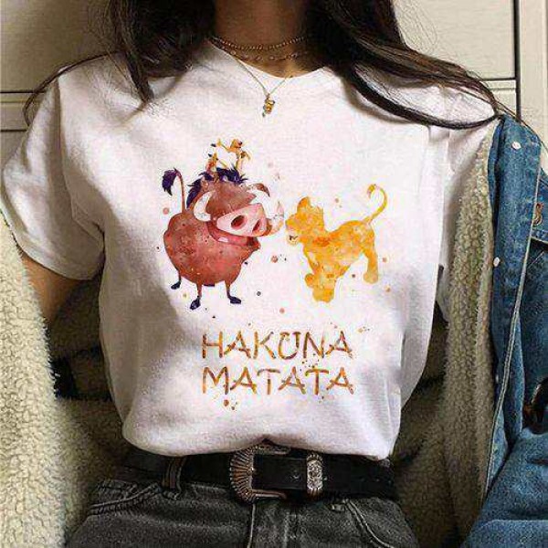 European and American new personalized Street women's t-shirt men and women loose Student Short Sleeve T foreign trade large size perennial supply 