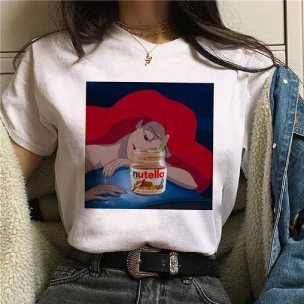 European and American new personalized Street women's t-shirt men and women loose Student Short Sleeve T foreign trade large size perennial supply 