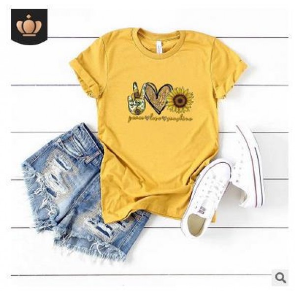 European and American new personalized Street women's t-shirt men and women loose Student Short Sleeve T foreign trade large size perennial supply 