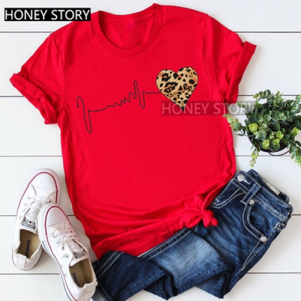 European and American foreign trade 2021 new summer short sleeved T-shirt women's wear student loose large women's wear Korean versatile top 