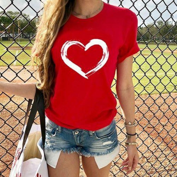 European and American new personalized Street women's t-shirt men and women loose Student Short Sleeve T foreign trade large size perennial supply 