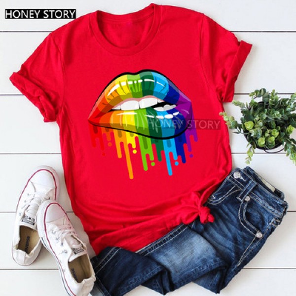 European and American foreign trade 2021 new summer short sleeved T-shirt women's wear student loose large women's wear Korean versatile top 