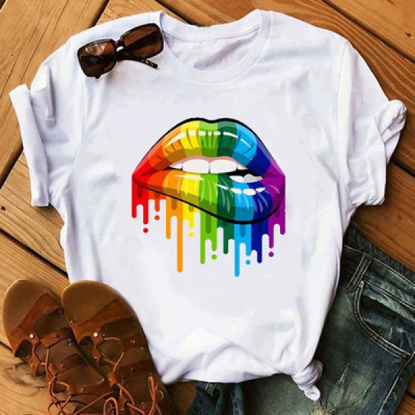 European and American foreign trade 2021 new summer short sleeved T-shirt women's wear student loose large women's wear Korean versatile top 