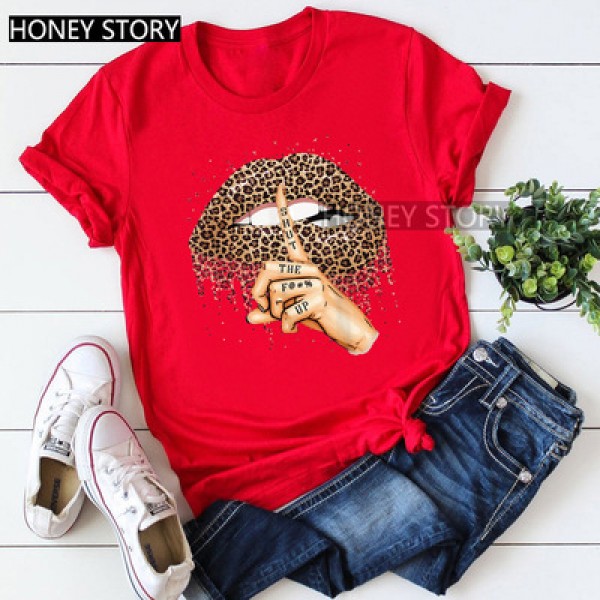 European and American foreign trade 2021 new summer short sleeved T-shirt women's wear student loose large women's wear Korean versatile top 