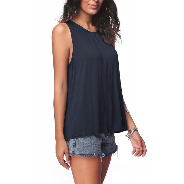 Amazon wish express eBay popular European and American casual top round neck solid color sleeveless vest T-shirt women's wear 