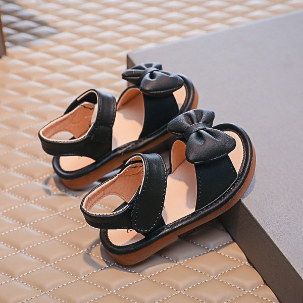 Girls' fashion sandals 2021 summer new children's soft bottom beach shoes Rhinestone little girls' foreign style baby shoes 