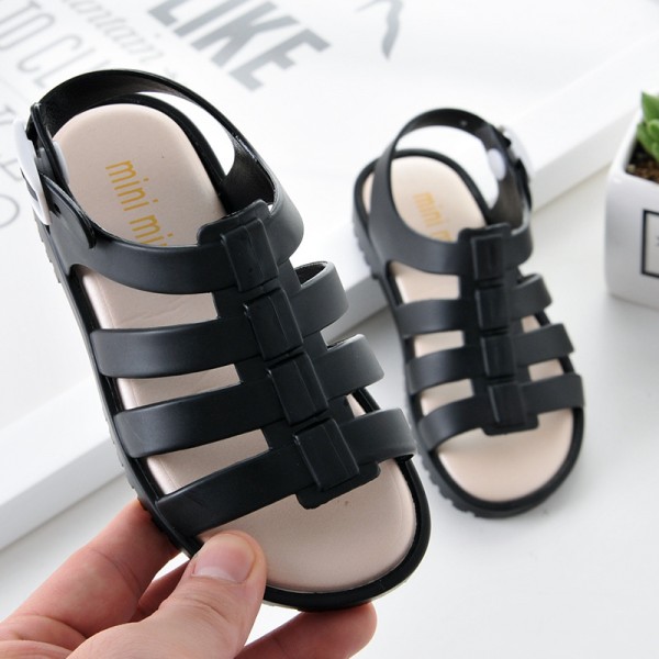 2021 new children's sandals miniminiii jelly children's shoes Roman shoes girls' summer princess shoes aged 2-5 