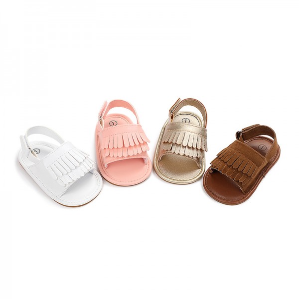 Summer tassel female baby sandals summer rubber soled shoes summer sandals baby shoes baby shoes sandals toddler shoes 