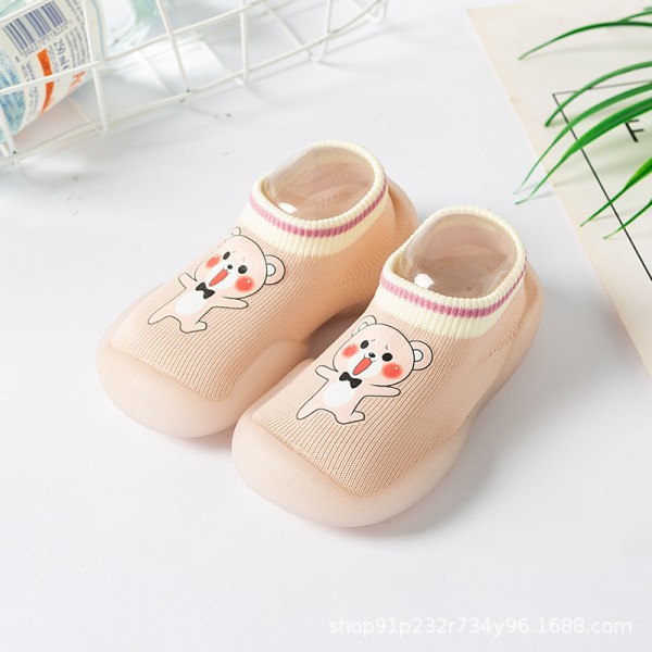 Baby walking shoes baby soft soled spring and summer children's indoor 0-1 years old 2 breathable autumn floor socks sandals 
