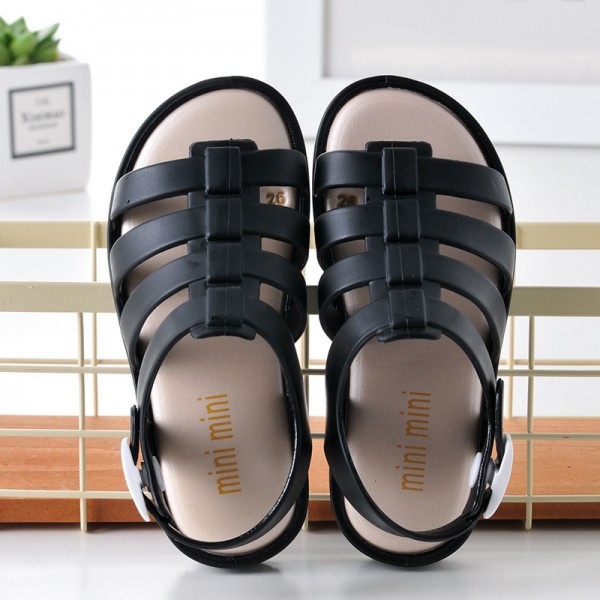 2021 new children's sandals miniminiii jelly children's shoes Roman shoes girls' summer princess shoes aged 2-5 