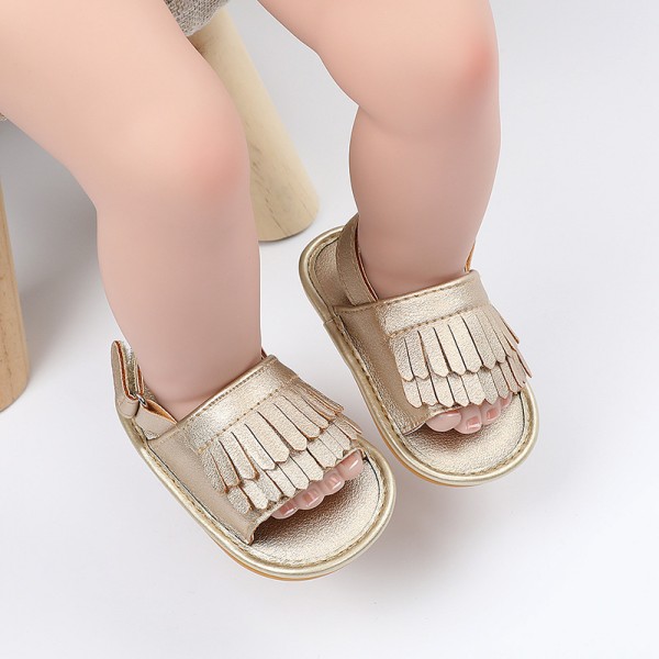 Summer tassel female baby sandals summer rubber soled shoes summer sandals baby shoes baby shoes sandals toddler shoes 