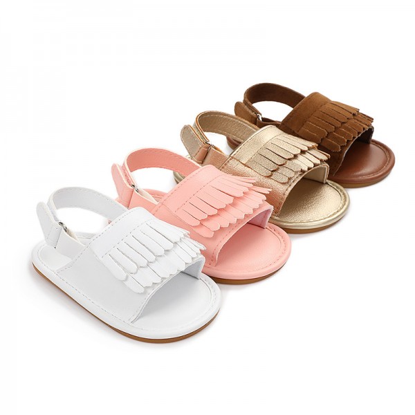 Summer tassel female baby sandals summer rubber soled shoes summer sandals baby shoes baby shoes sandals toddler shoes 