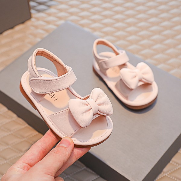 Girls' fashion sandals 2021 summer new children's soft bottom beach shoes Rhinestone little girls' foreign style baby shoes 