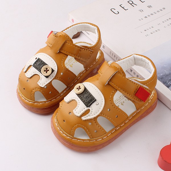 2021 summer with whistle baby shoes soft sole Baotou baby sandals ox tendon sole 2660 