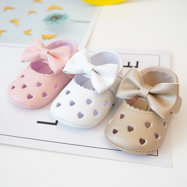 Sika rabbit spring and summer baby shoes female baby princess shoes soft soled non slip walking shoes hollow sandals in summer 